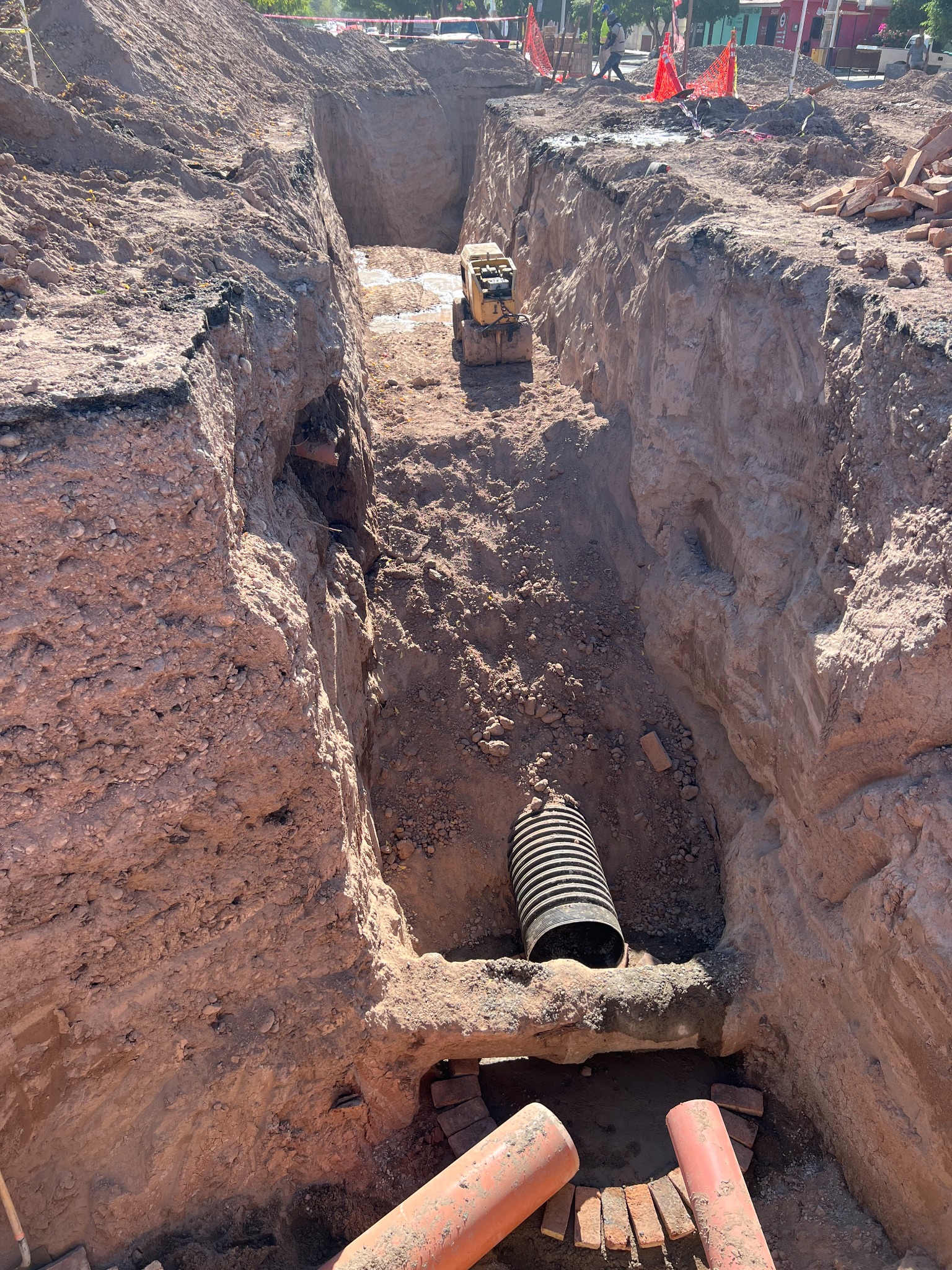Infraestructura sanitaria - excavación profunda